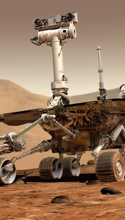 Image of the Mars rover Curiosity