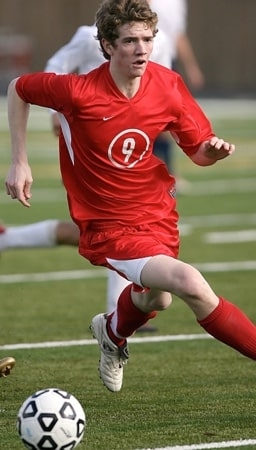 Image of a Soccer Player running