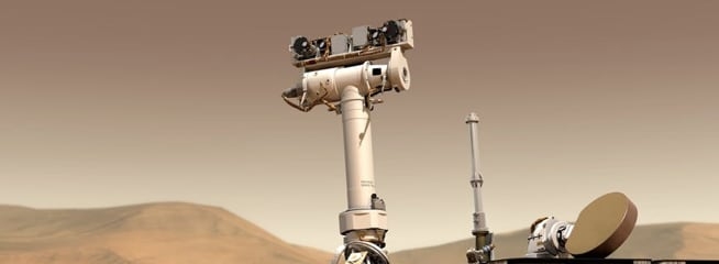 Image of the Mars rover Curiosity