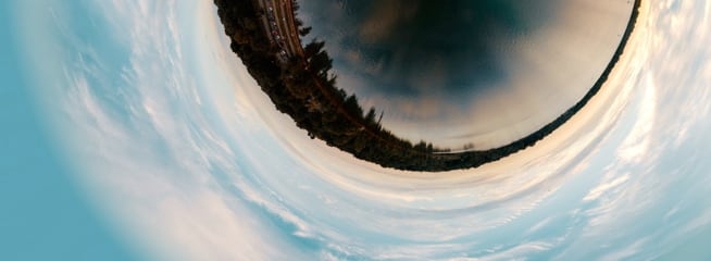 Image of demonstrating the Fish Eye effect